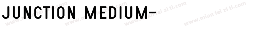 Junction Medium字体转换